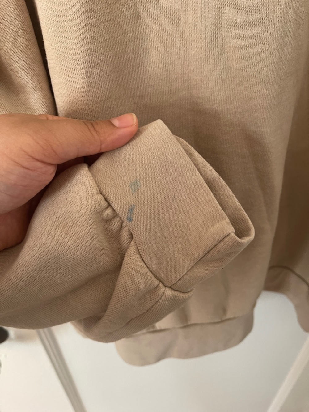 Aviator Nation Beige Sweatshirt with Rainbow Heart Patch - Picture 10 of 10